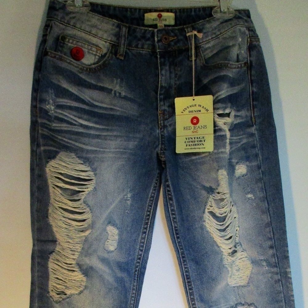 𝅺RED JEANS NYC SZ 5/6
